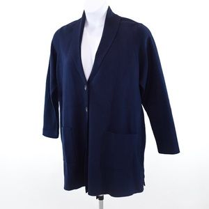 Charter Club Long Sleeve Sweater Blazer